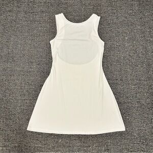 White Sleeveless Athletic Dress